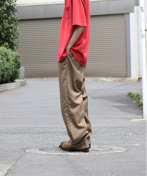 KAIKO（カイコー） ワイドパンツ スラックス KAIKO Wool wide slacks