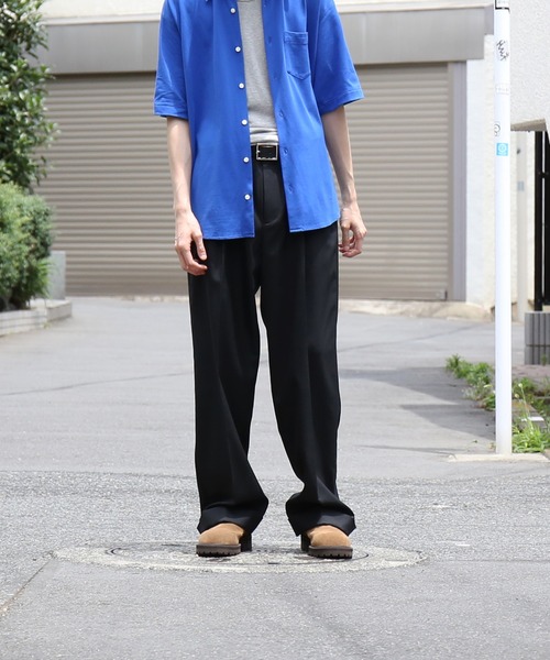 KAIKO（カイコー） ワイドパンツ スラックス KAIKO Wool wide slacks