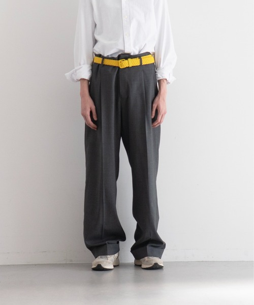 KAIKO（カイコー） ワイドパンツ スラックス KAIKO Wool wide slacks
