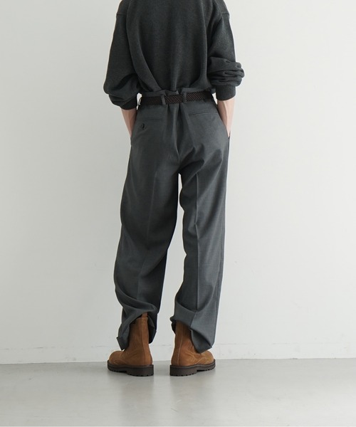 KAIKO（カイコー） ワイドパンツ スラックス KAIKO Wool wide slacks