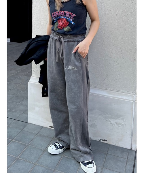 「JUMELLE」 スウェットパンツ SMALL アイボリー レディース_画像2