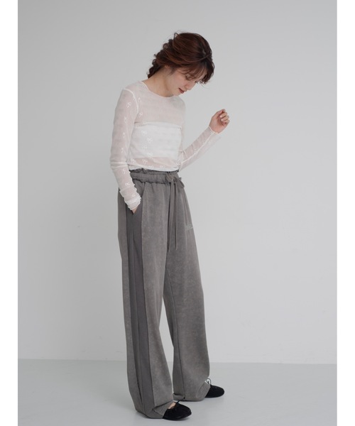 「JUMELLE」 スウェットパンツ SMALL アイボリー レディース_画像9