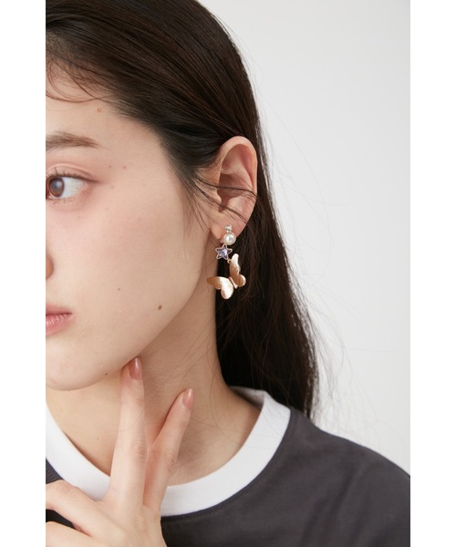 ANNA SUI（アナスイ） ピアス 「LILY BROWN×ANNA SUI」バタフライ