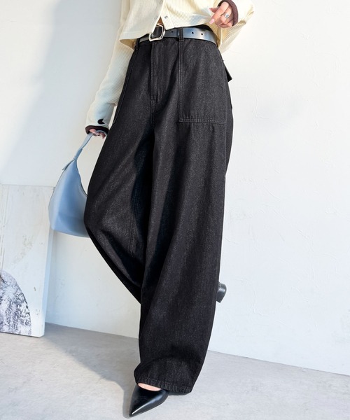 「Java」 デニムパンツ X-LARGE ブラック レディース | Java | 01