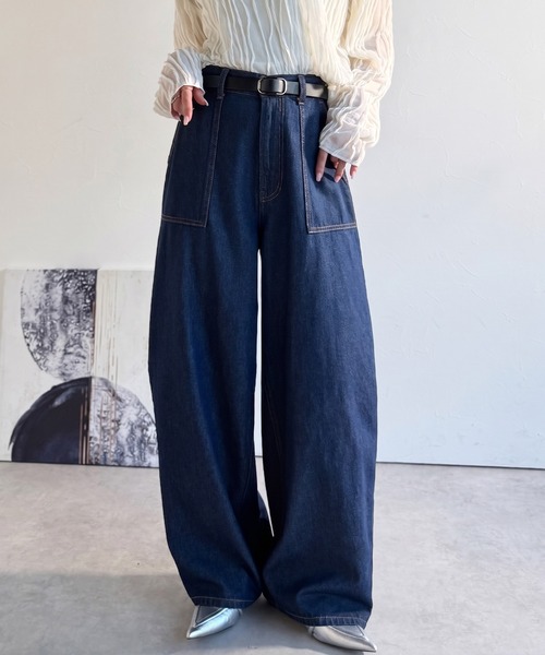 「Java」 デニムパンツ X-LARGE ブラック レディース | Java | 06