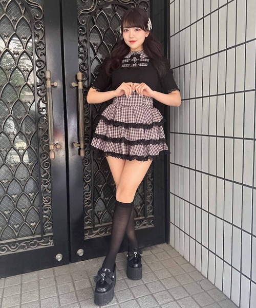 「ROJITA」 ミニスカート FREE ピンク レディース_画像5
