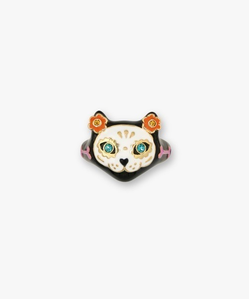 ANNA SUI（アナスイ） 指輪 リング 猫モチーフ リング レディース