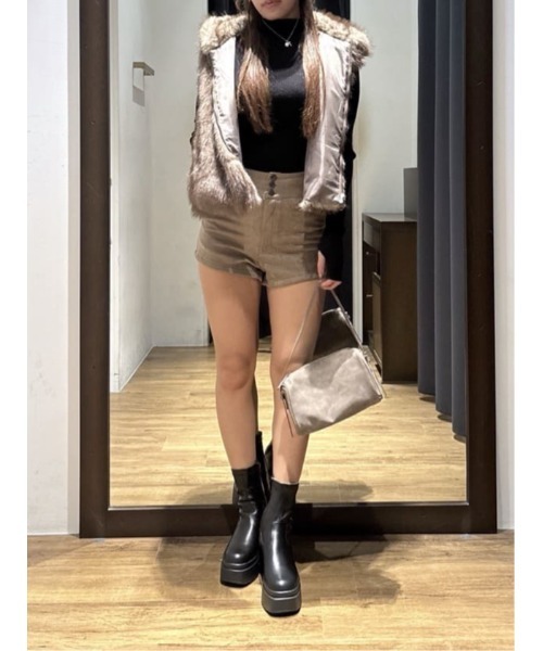AZUL BY MOUSSY（アズールバイマウジー） ショート ブーツ 「+8cmUP