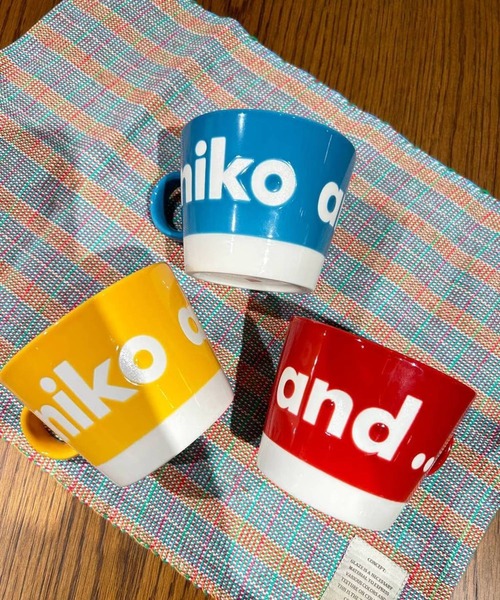 niko and…（ニコアンド） タンブラー オリジナルニコロゴタップリマグ