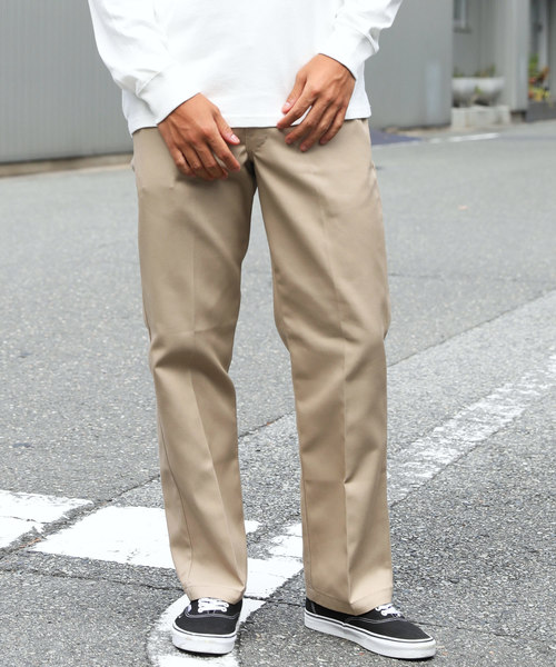 新品サイズ有DICKIESディッキーズスタッズワークパンツ874ベージュゴールド Dickies（ディッキーズ） パンツ 「Dickies/ディッキーズ」874