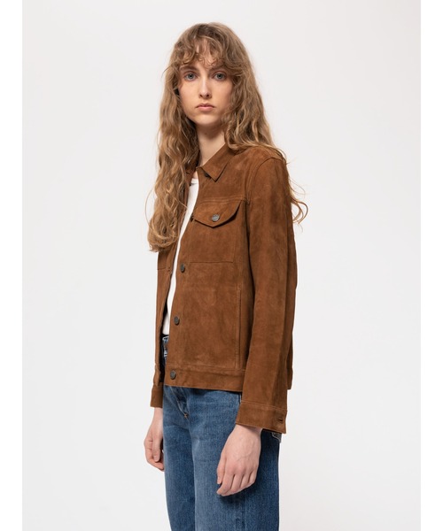 Nudie Jeans ブルゾン アウター Bettina Camel ジャケット