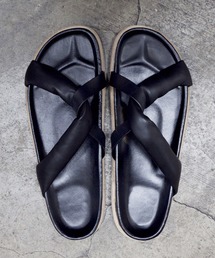 雪駄 サンダル T.A.S ティーエーエス / TANGLED STRAP SANDAL レザー