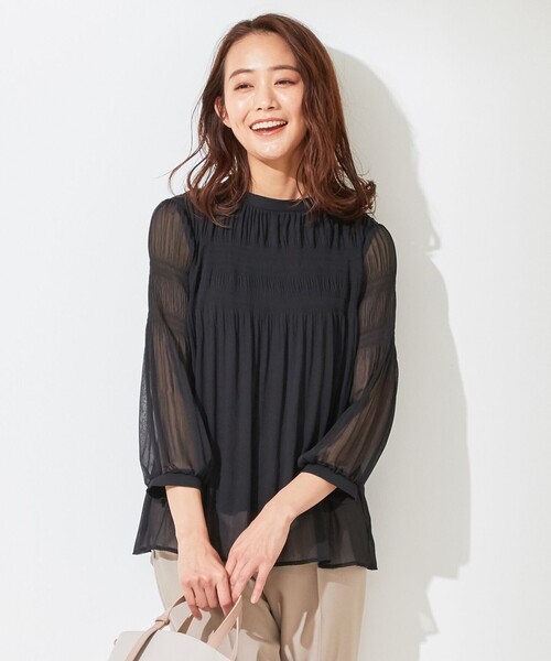【新品未使用】any SiS♡プリーツシフォンブラウス ANY SIS｜【洗える】フロントプリーツシフォン ブラウス | Rakuten