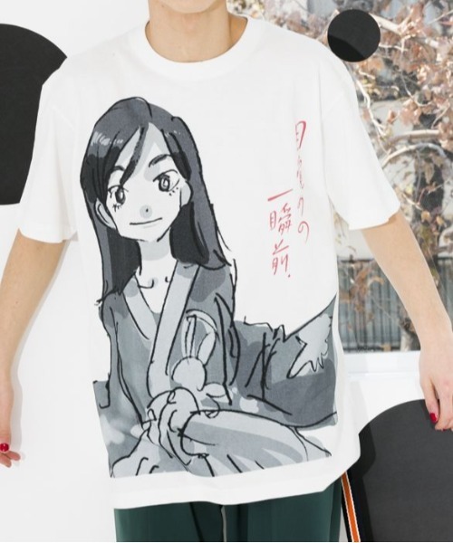 Tシャツ Tシャツ Mezamenoisshunmae 目覚めの一瞬前 Jun Inagawa ジュンイナガワ 桜ヶ丘 蒼葉 T Shirt Zozotown Paypayモール店 通販 Paypayモール