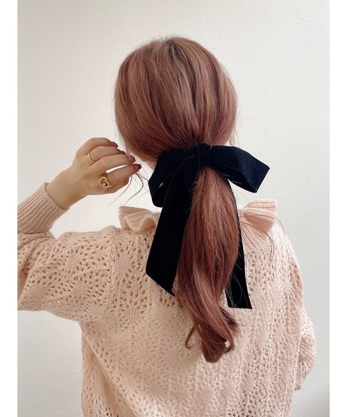 ひまういページ　3/10分　ヘアゴム 5点　ポニフ1点 jumelle ヘアゴム 「アクセ部門 売上個数1位」ビッグリボンゴム
