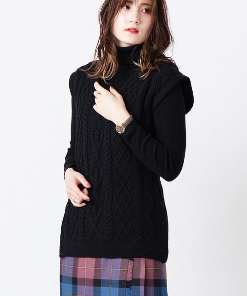 aran WOOLLEN MILLS（アランウーレンミルズ） ベスト ジレ メリノ