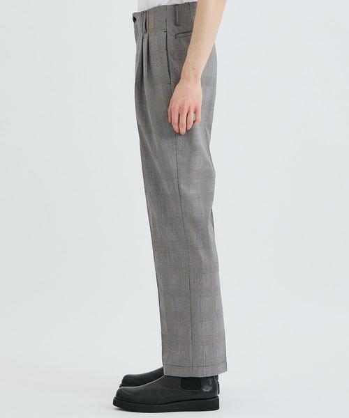 LiNoH（リノー） パンツ 「LiNoH」撥水WOOL STRAIGHT PANTS/ウール 