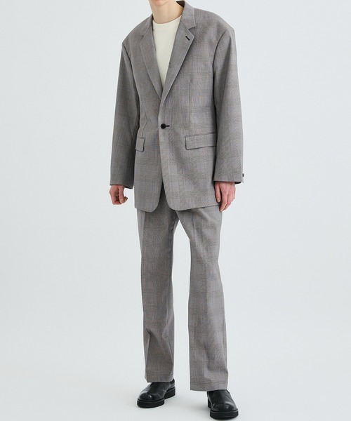 LiNoH（リノー） パンツ 「LiNoH」撥水WOOL STRAIGHT PANTS/ウール 