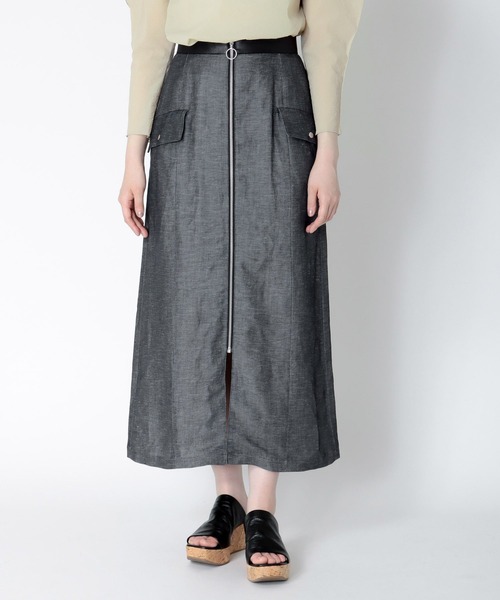 DRESSLAVE（ドレスレイブ） スカート B7 / linen twill front zip