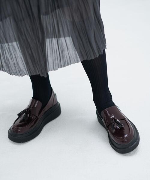 LANVIN en Bleu ローファー タッセルローファー レディース : ZOZOTOWN