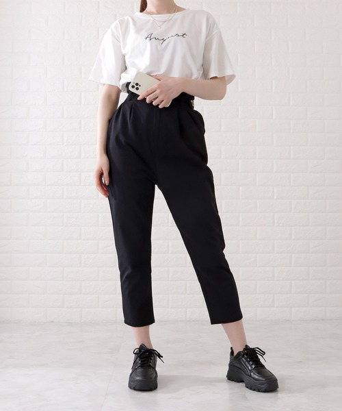■専用■美品 CLANE 2,8万 バックオープン ハイウエストパンツ ブラック CLANE（クラネ）の「【CLANE/クラネ】H/W BACK SLIT CARGO PANTS