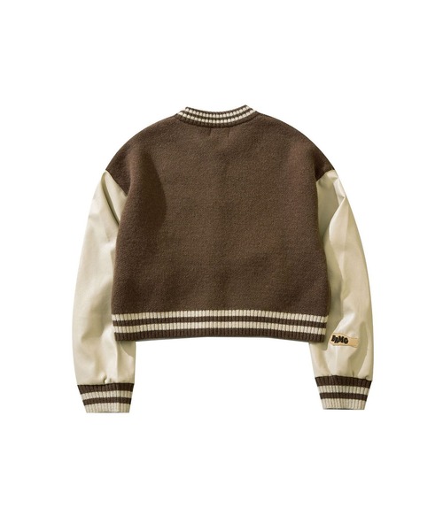 ニット セーター 「HOOK」for girls アメカジニットスタジャン