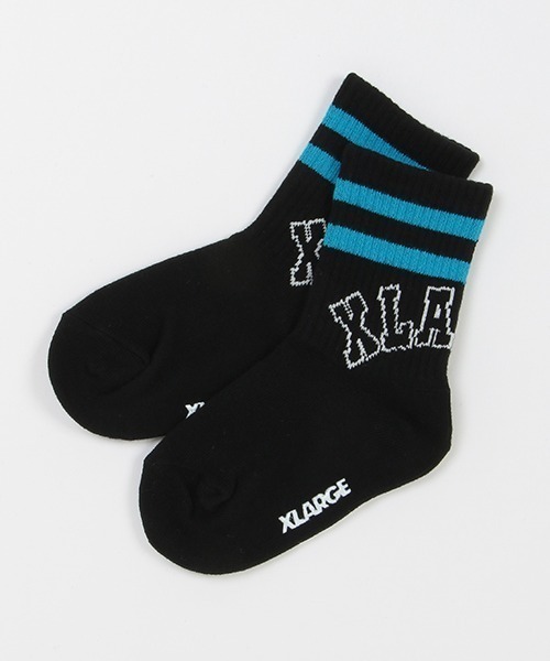 XLARGE KIDS（エクストララージ キッズ） 靴下 ロゴラインクルー
