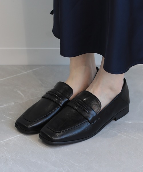 z　 スクエアローファー37サイズ z スクエアローファー37サイズ shoes365 ローファー 「shoes365