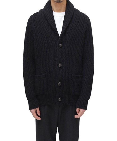 カーディガン MC GEORGE OF SCOTLAND / マックジョージオブスコットランド：Saddle Shourder Raglan shawの画像