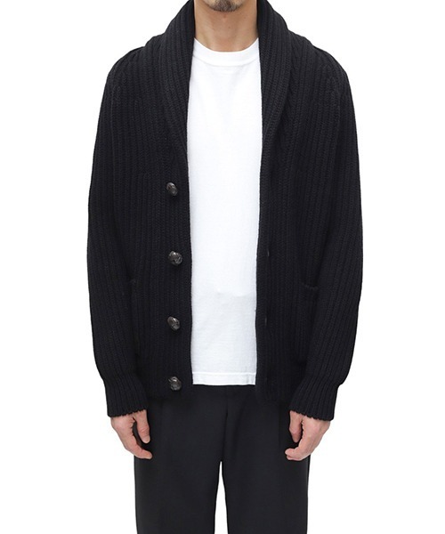 カーディガン MC GEORGE OF SCOTLAND / マックジョージオブスコットランド：Saddle Shourder Raglan shawの画像
