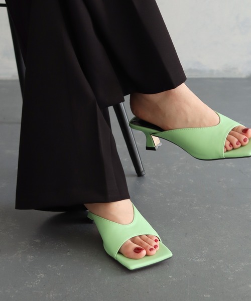 サンダル・ミュール HEMEREE SANDALS AmiAmi サンダル レディース ローヒール ウェッジソール