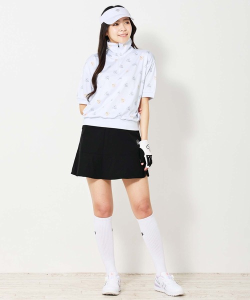 TopIsm ゴルフ ハーフジップ ポロシャツ トップス レギュラー丈