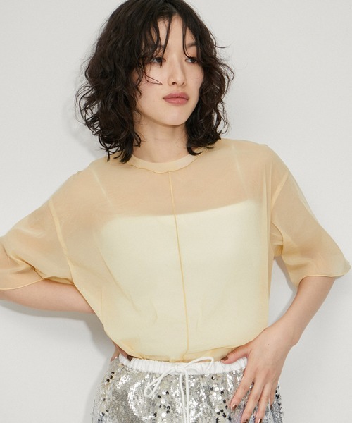 tシャツ シアータフタメローステッチT レディース