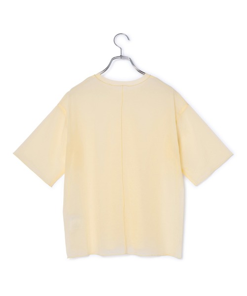 値下げ　ADAM ET ROPÉ FEMME シアータフタメローステッチT ADAM ET ROPE' tシャツ シアータフタメローステッチT レディース