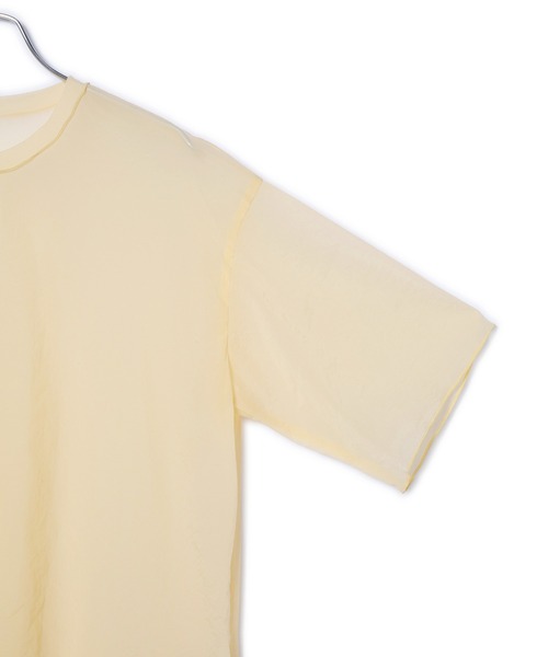 tシャツ シアータフタメローステッチT レディース ADAM ET ROPE' tシャツ シアータフタメローステッチT レディース