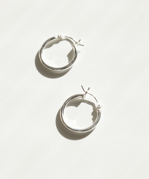 シルバー925 フープピアス　ミディアム Magine（マージン） ピアス SV925 MEDIUM HOOP PIERCE 20.5mm:シルバー