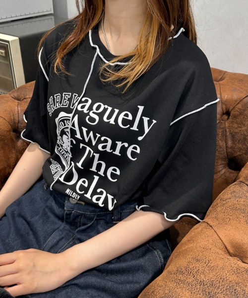 kutir tシャツ Tシャツ リメイクライクメローTシャツ レディース  
