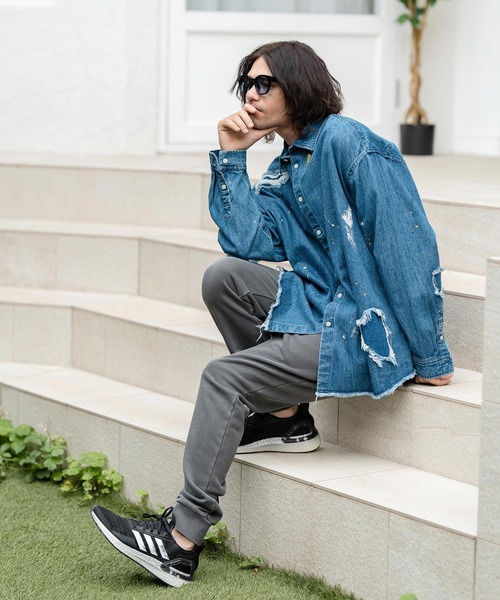 CAMBIO（カンビオ） スウェットパンツ ジャージ mp12558-12oz Pigment