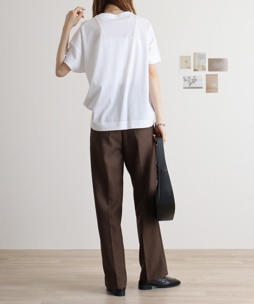 tシャツ BRODIAEA MONUMENTパイルロゴ　極サラTシャツ レディース tシャツ BRODIAEA MONUMENTパイルロゴ 極サラTシャツ レディース