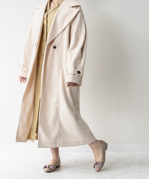 パンプス 「Bridget Birkin」ビッグパールリボンフラットシューズ(541528)