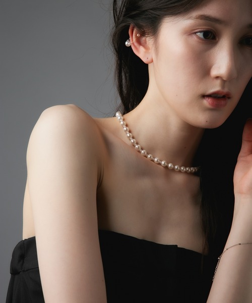 Os accessory ネックレス Os -オズ- サテンリボンパール