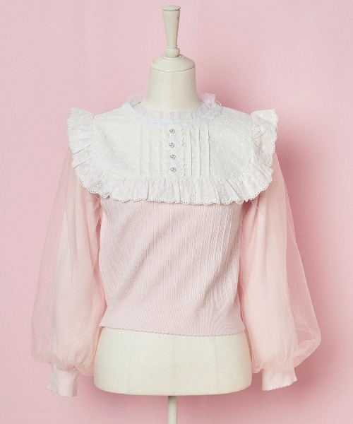 mellfy memory ニット セーター classical lace レディース