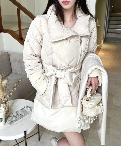 ロイヤルパーティ アウター ROYAL PARTY（ロイヤルパーティー） コート アウター ビジューパフィー