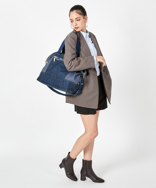 LeSportsac トートバッグ DENIM E/W TOTE ミディアムデニム