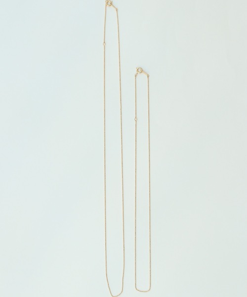 ネックレス flavor ボールチェーン45cm　silver925 レディース