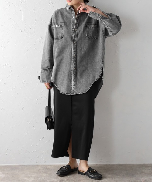 Bonjour Sagan（ボンジュールサガン） ブラウス シャツ スナップボタン