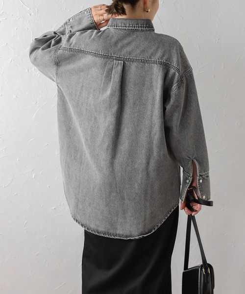 Bonjour Sagan（ボンジュールサガン） ブラウス シャツ スナップボタン