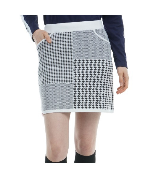 Admiral Golf スカート パターンミックス ニットスカート