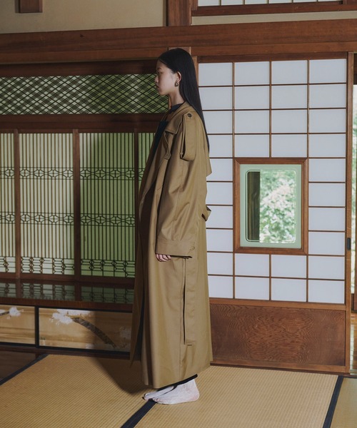 ANDRESD トレンチコート コート over long trench coat オーバー