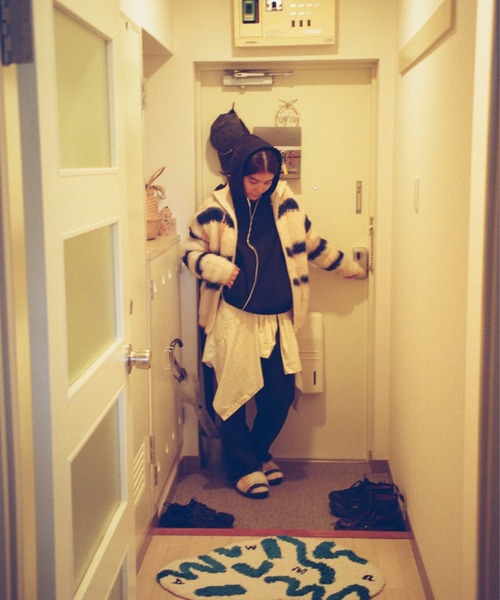 PAMM（パム） ニット セーター 透明な空気のチェックジップニット